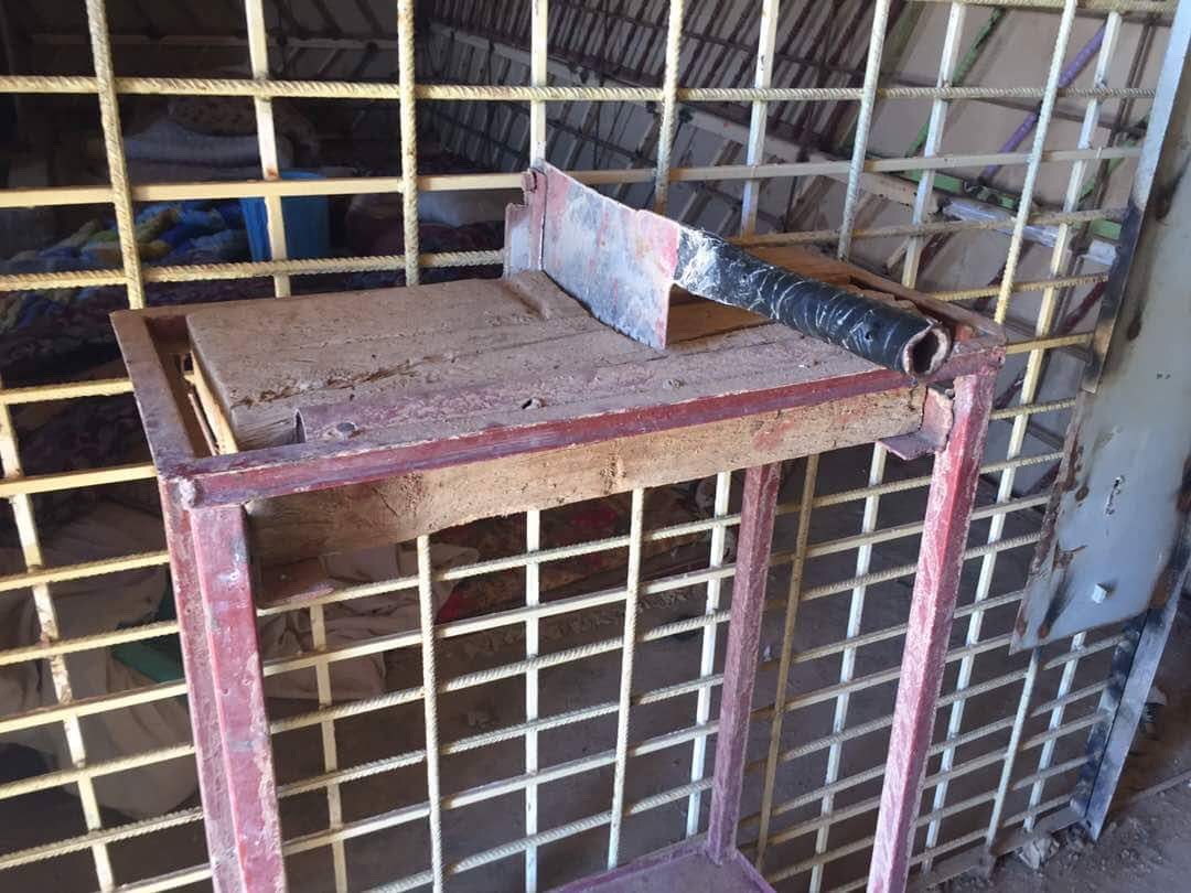 Islamic State (IS) prison in the village of al-Cairo near Qairwan, west of Mosul, May 21, 2017. (Photo: Hashd al-Shaabi)